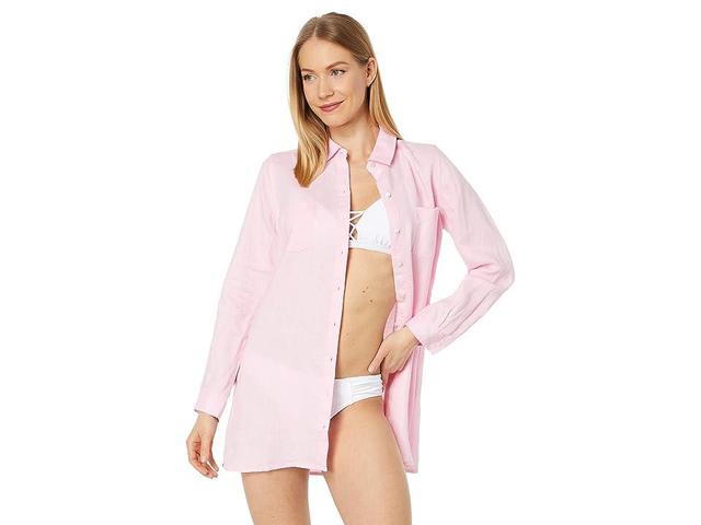 Lilly Pulitzer Sea View Cover-Up (Pink Blossom) Women's Swimwear Product Image