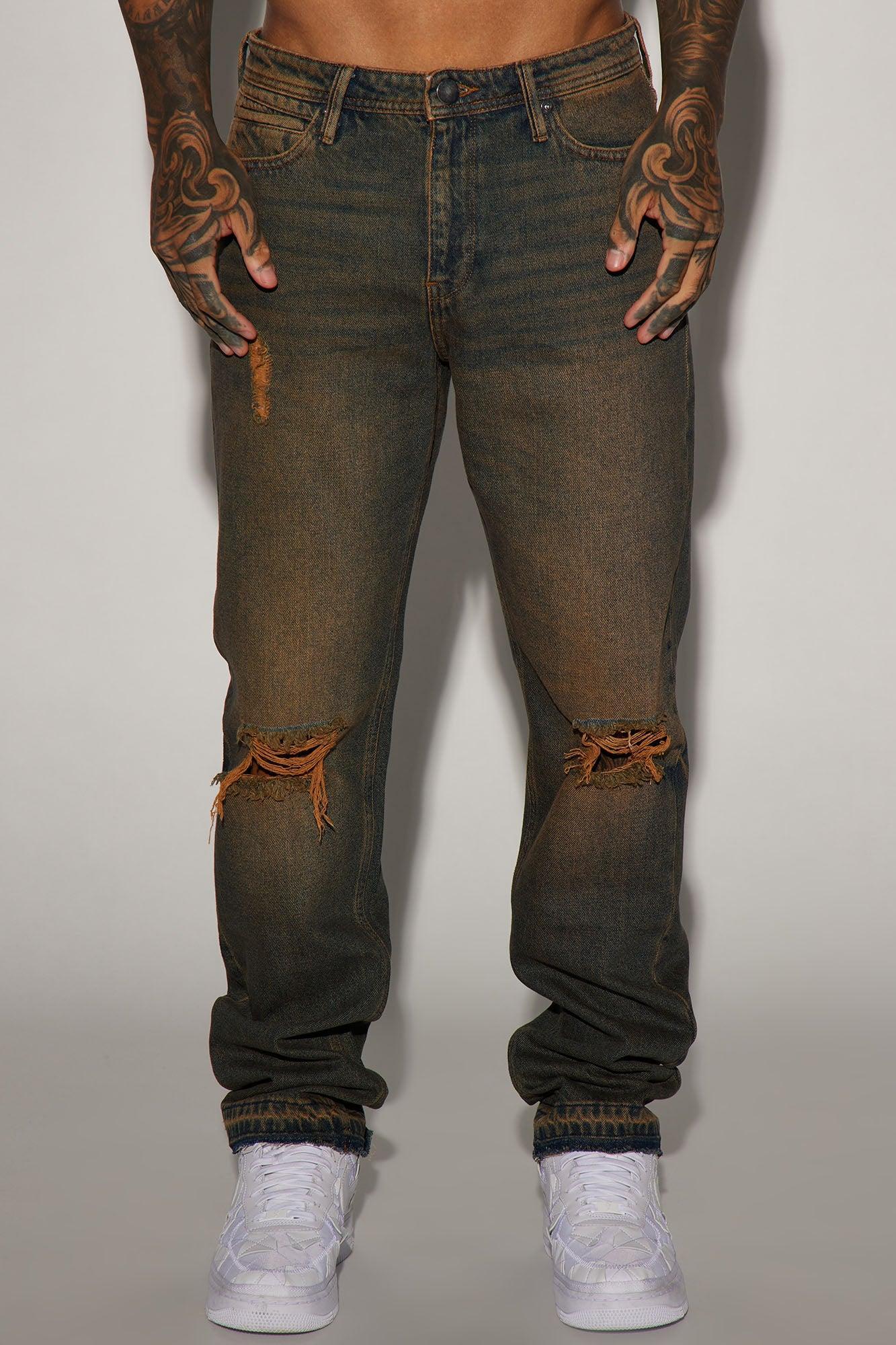 Love My Confidence Dean Straight Jeans - Vintage Blue Wash Product Image