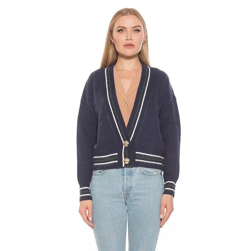 Womens ALEXIA ADMOR Cathrine Knitted Sweater Blue Team Product Image