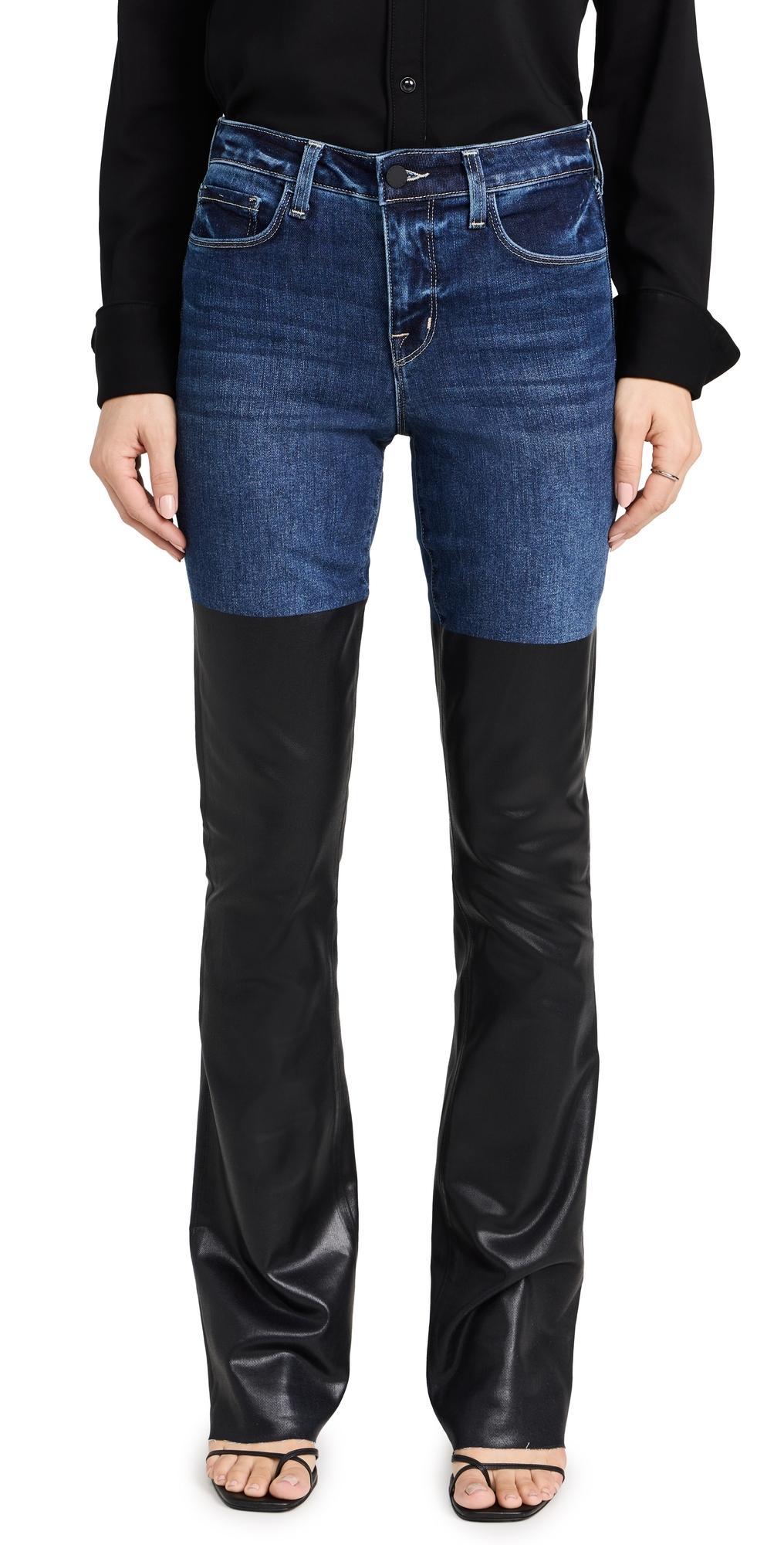 Ruth Coated High Rise Straight Jeans Product Image