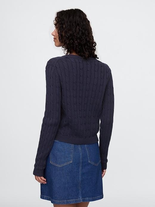 Cable-Knit Cardigan Product Image