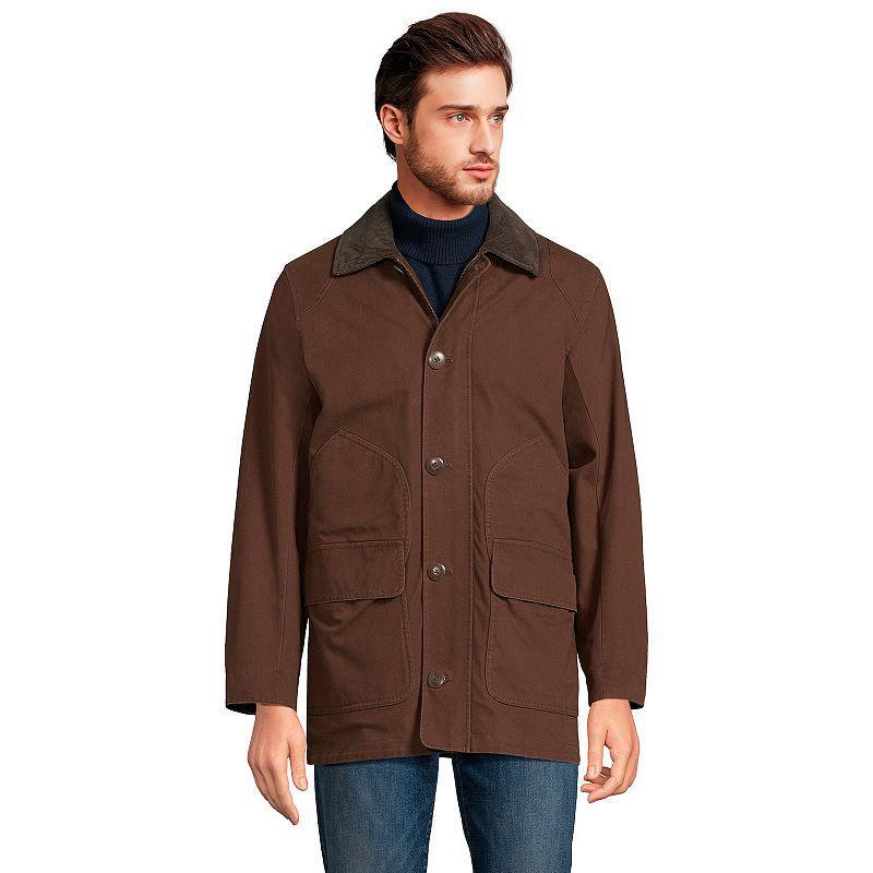 Mens Lands End Barn Coat Classic Blue Product Image