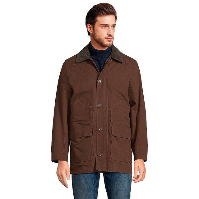 Mens Lands End Barn Coat Classic Blue Product Image