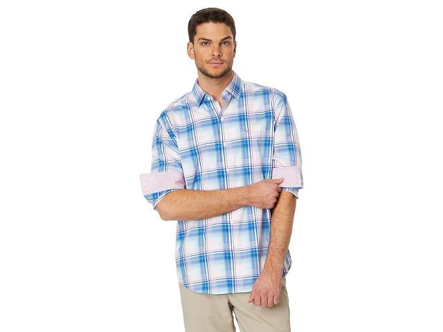 Tommy Bahama Sarasota Stretch Ombre Check (Cobalt Sea) Men's Jacket Product Image