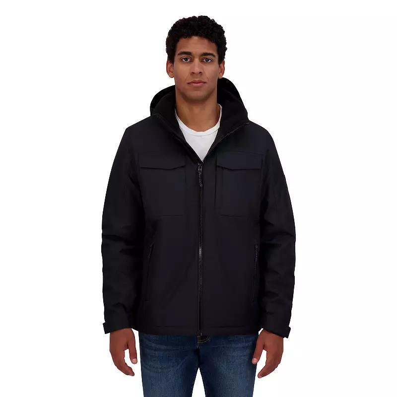 Mens ZeroXposur Midweight Quilted Lined Jacket Blue Product Image