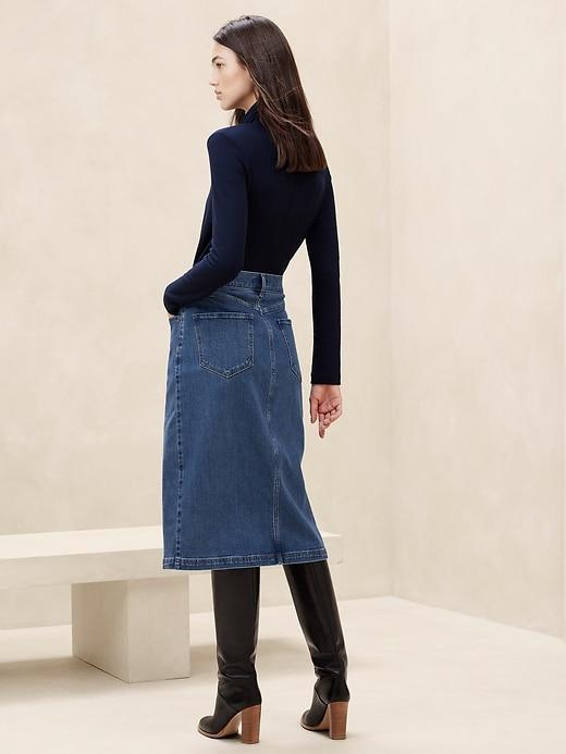 Denim Midi Skirt product image