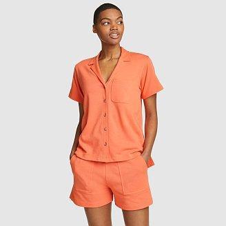 Women's Everyday Terry Camp Shirt Product Image