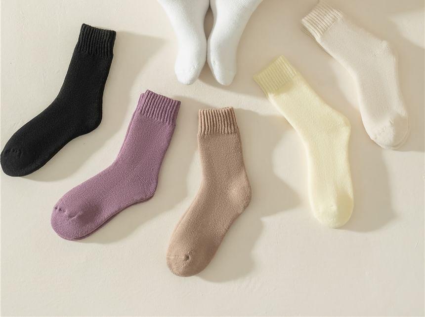 Plain Ribbed Socks product image