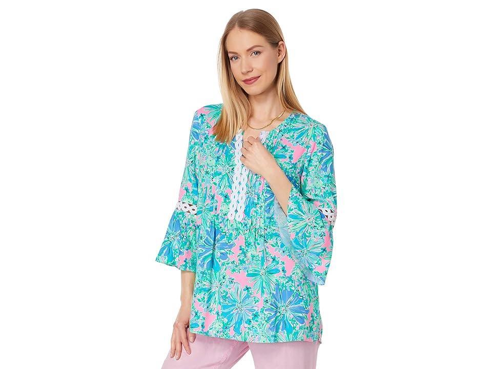 Lilly Pulitzer Hollie Tunic (Soleil Pink Good Hare Day) Women's Blouse Product Image