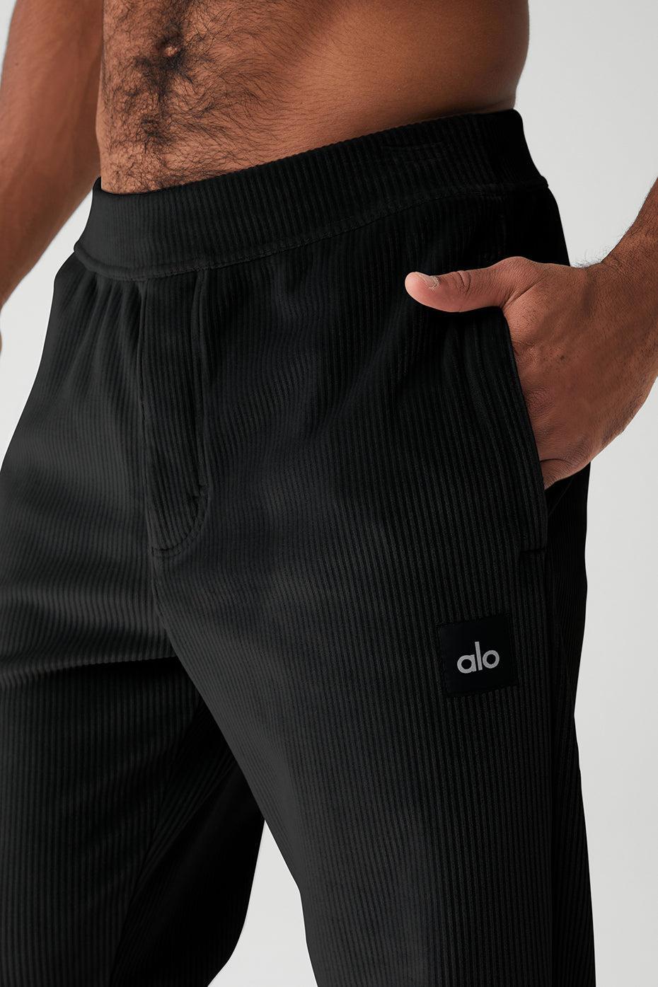 Velour Baller Pant - Black Product Image