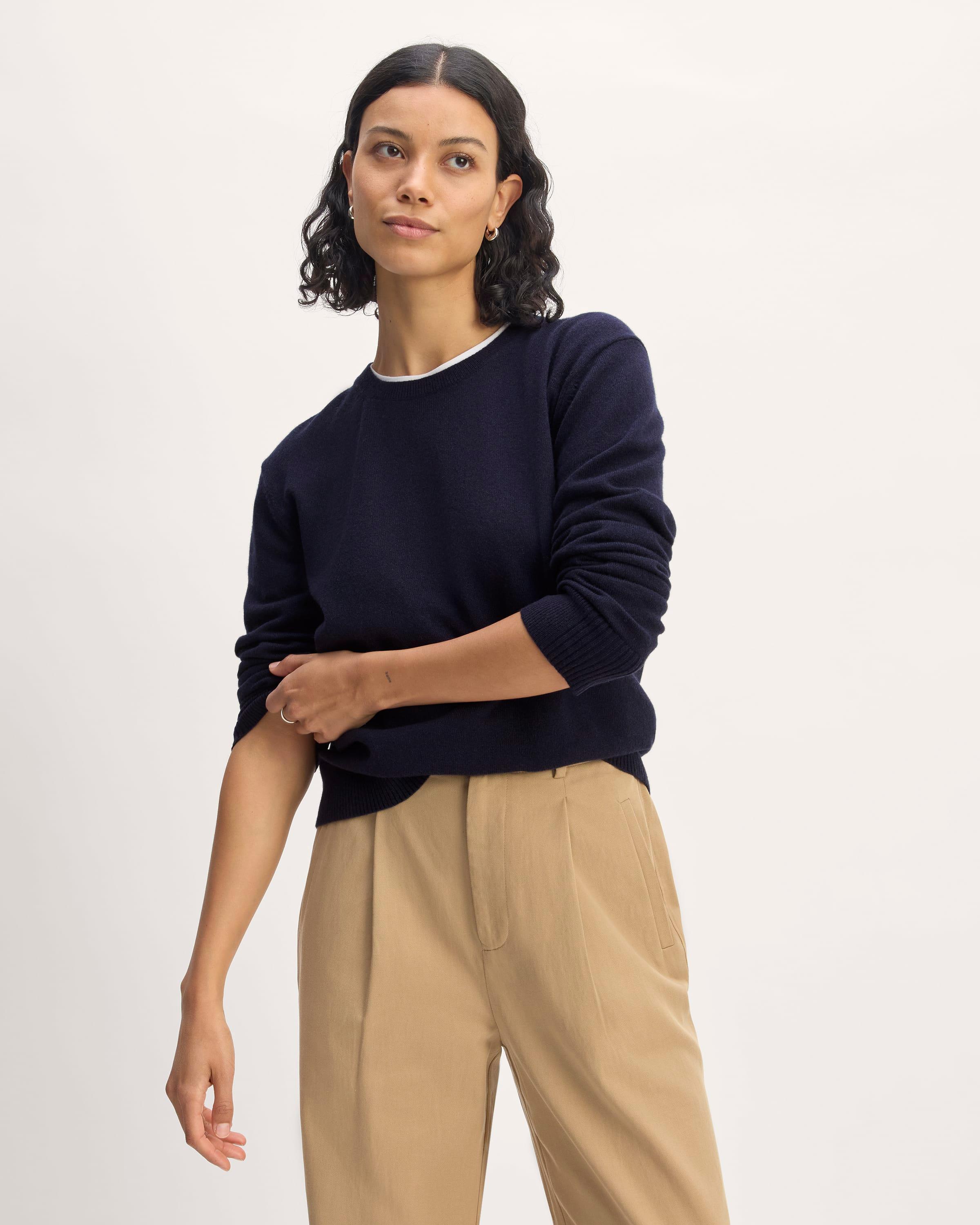 The Cashmere Classic Crew Sweater Product Image