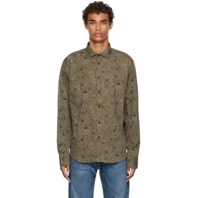 Pursuit Rove Button-up Shirt In Armyfloral Product Image