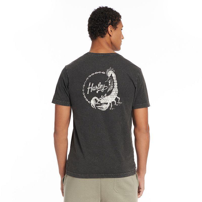 Mens Hurley Graphic Tee Black Product Image