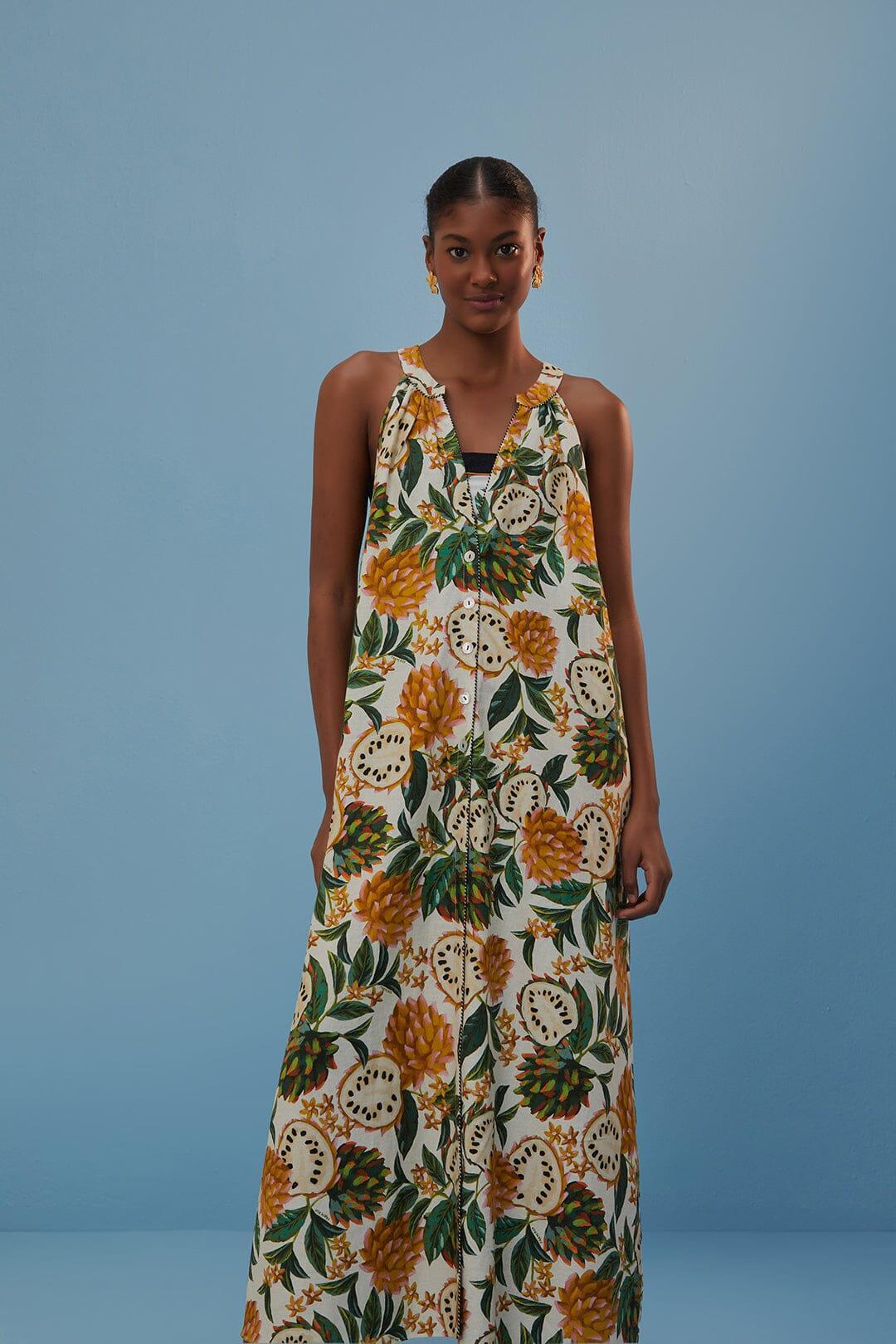 Off-White Biriba Maxi Dress Product Image