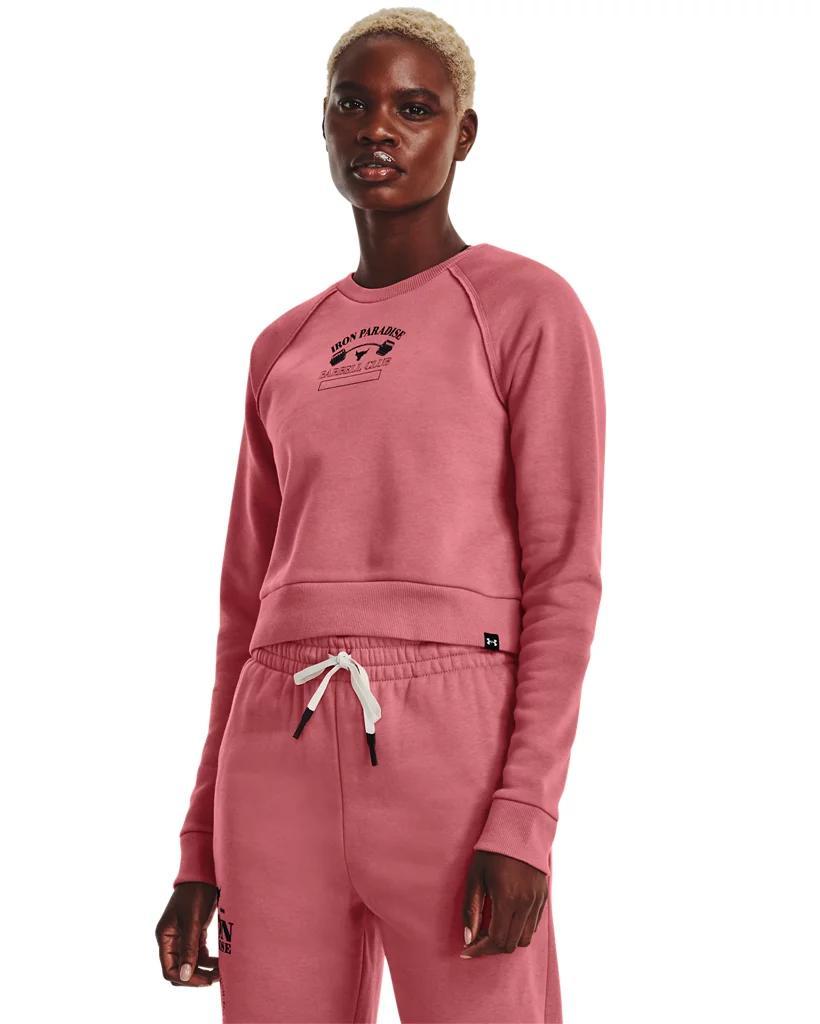 Women's Project Rock Iron Paradise Fleece Crew Product Image