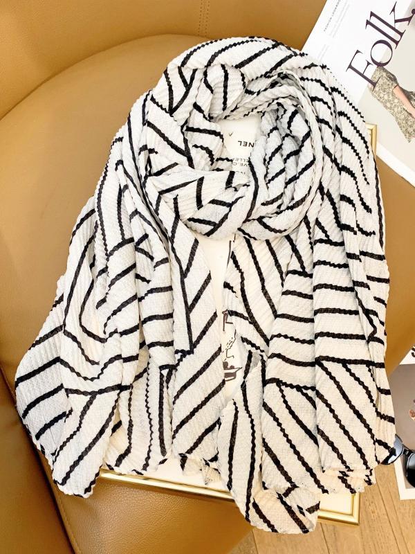 Keep Warm Striped Shawl&Scarf Product Image