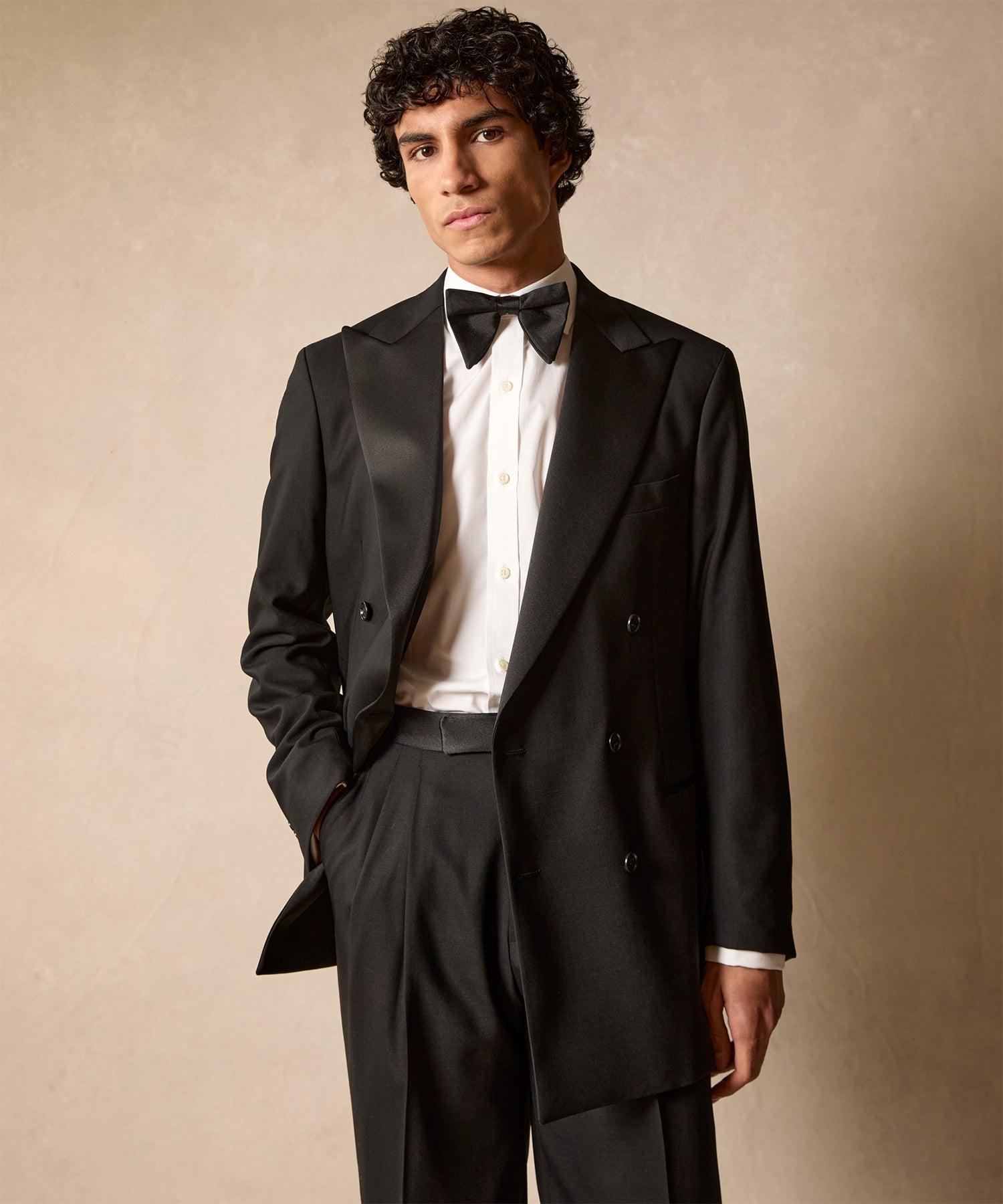 Italian Double-Breasted Tuxedo Jacket Product Image