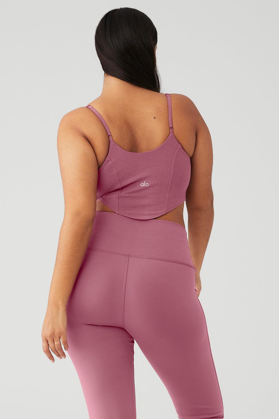 Alo Yoga | Soft Sculpt Bra Tank Top Pink Product Image