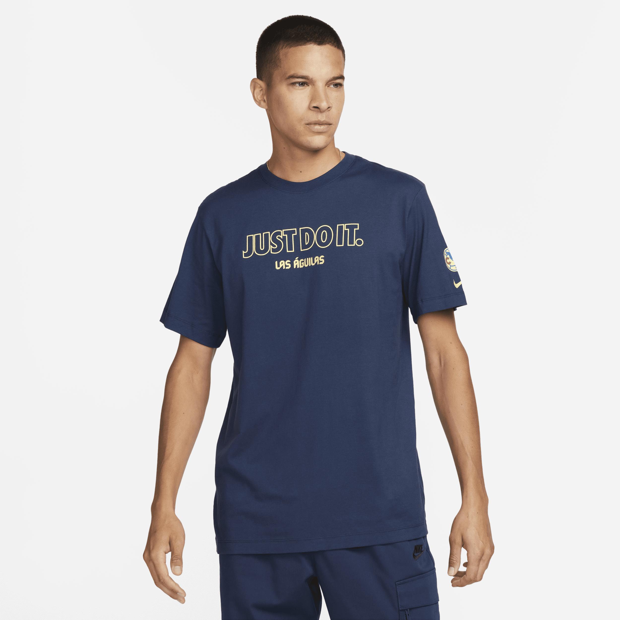 Mens Nike Navy Club America Just Do It T-Shirt Caf Blue Product Image