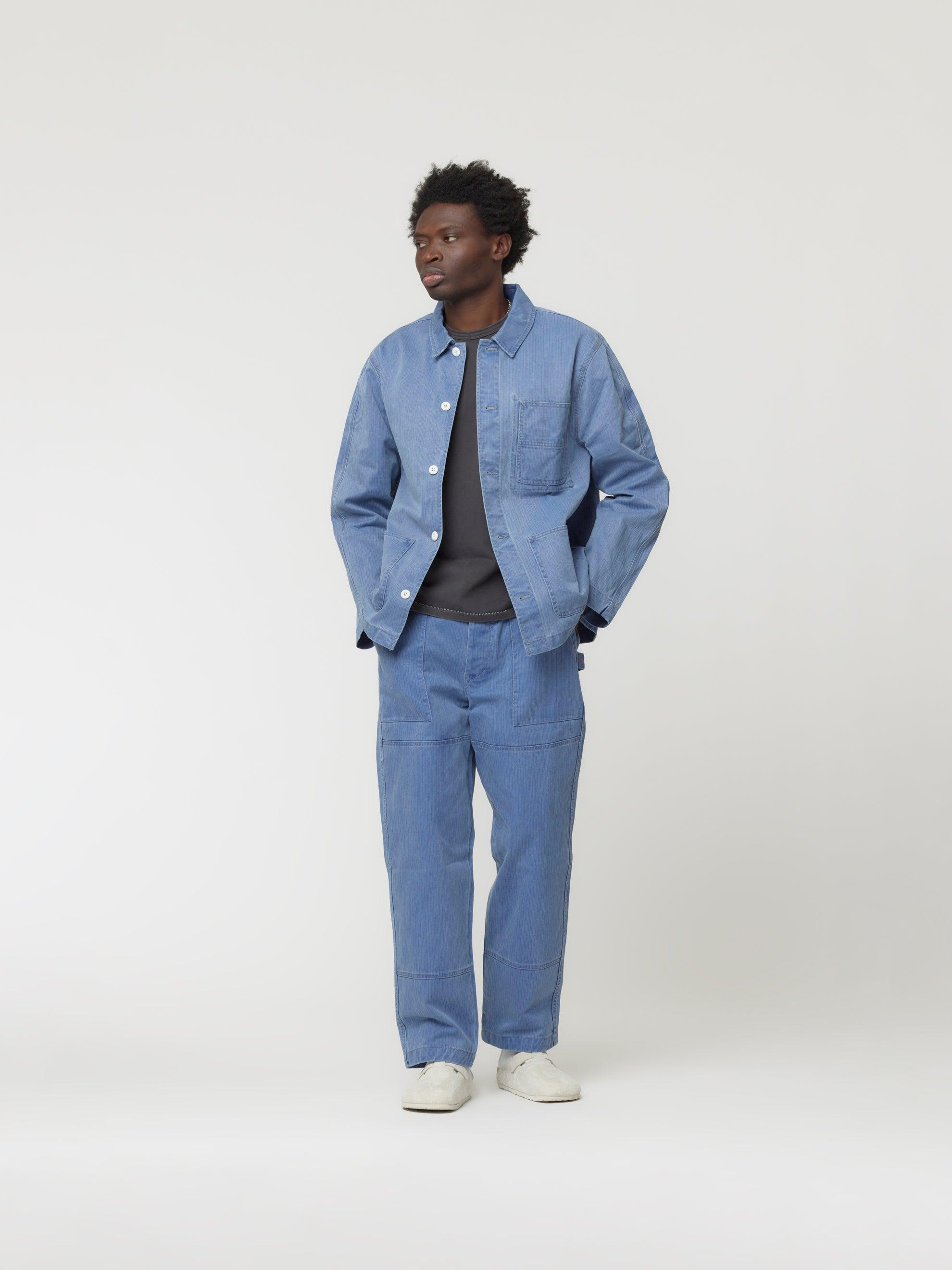 Union x J.Crew Chore Coat (Vintage Blue) Product Image