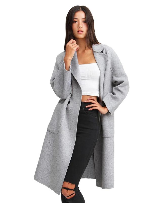 Women Belle & Bloom Publisher Double Breasted Wool Blend Coat Product Image