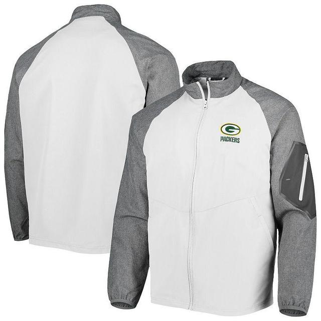 Mens Dunbrooke Green Bay Packers Hurricane Raglan Full-Zip Windbreaker Jacket Product Image