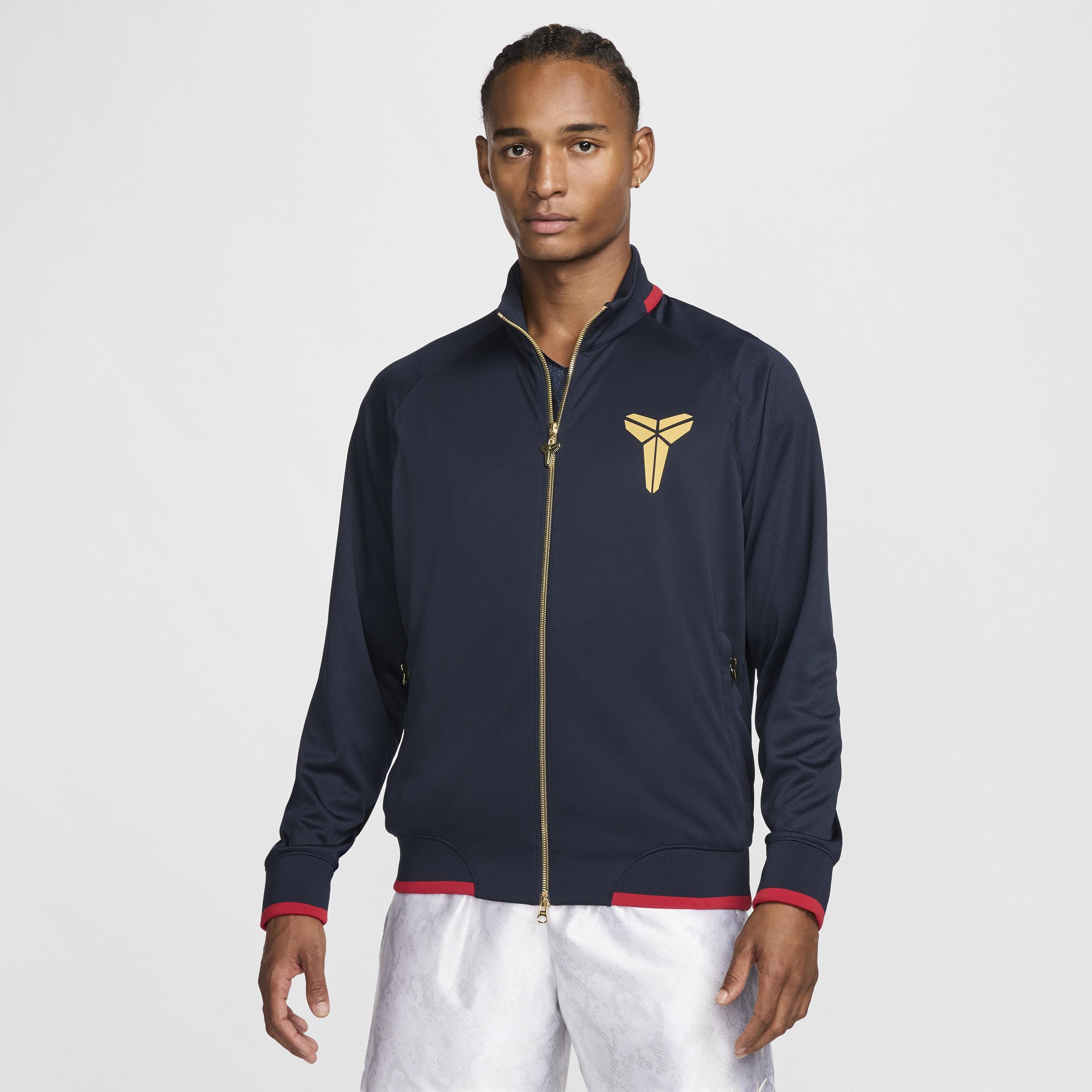 Nike Mens Nike Kobe Dri-FIT Jacket - Mens Navy/Gold Product Image