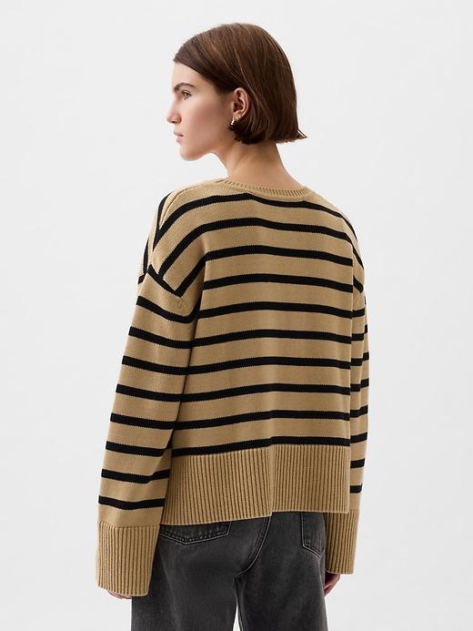 24/7 Split-Hem Shrunken Sweater Product Image