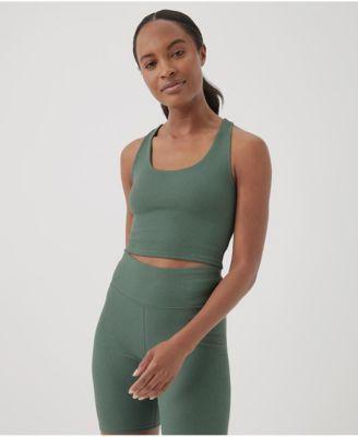 Pact Womens On the Go-To Rib Crop Tank product image