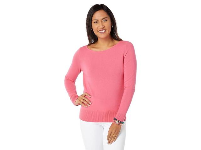 Lilly Pulitzer Fairley Cashmere Sweater (Coral Sands) Women's Clothing Product Image