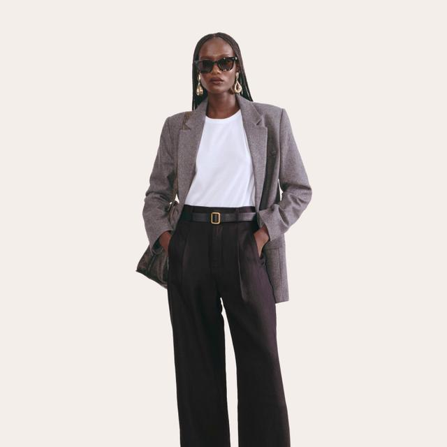 Womens Linen Way-High Drape Pant by Everlane Product Image