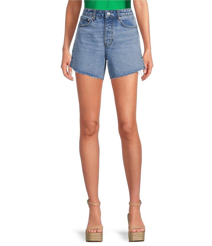 Gianni Bini Parker High Rise Denim Cut Off Shorts product image