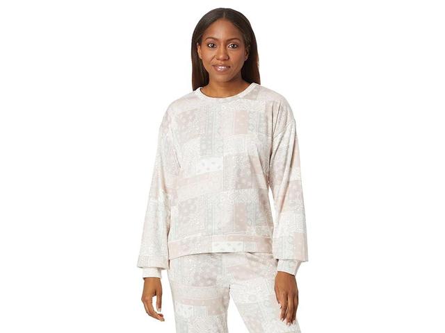 P.J. Salvage Bandanorama Lounge Top (Ivory) Women's Pajama Product Image