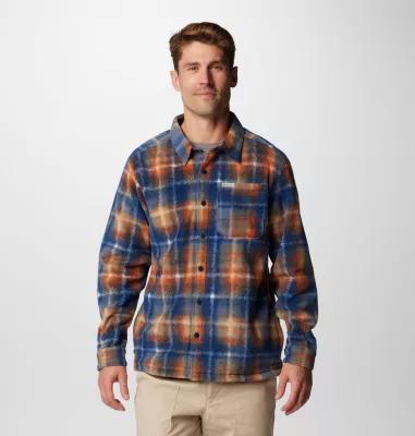 Columbia Men's Steens Mountain Printed Fleece Shirt Jacket II- Product Image