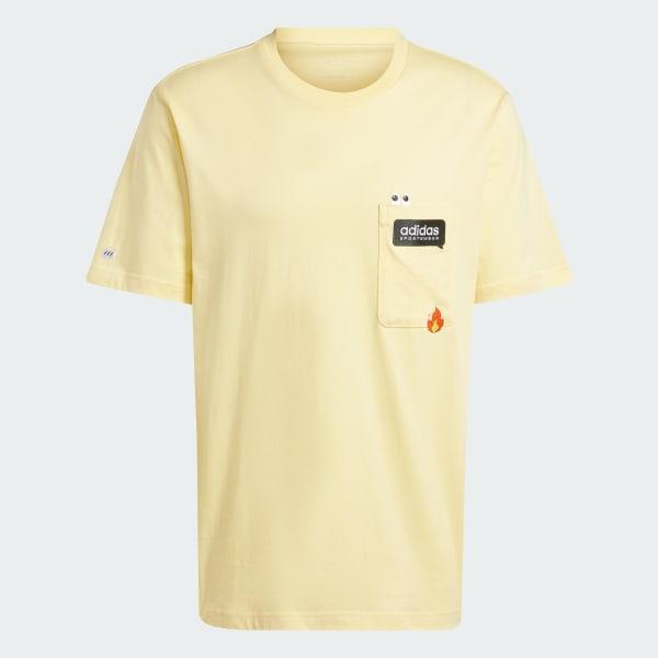 Mens adidas Remoji Pocket Sportswear T-Shirt Product Image