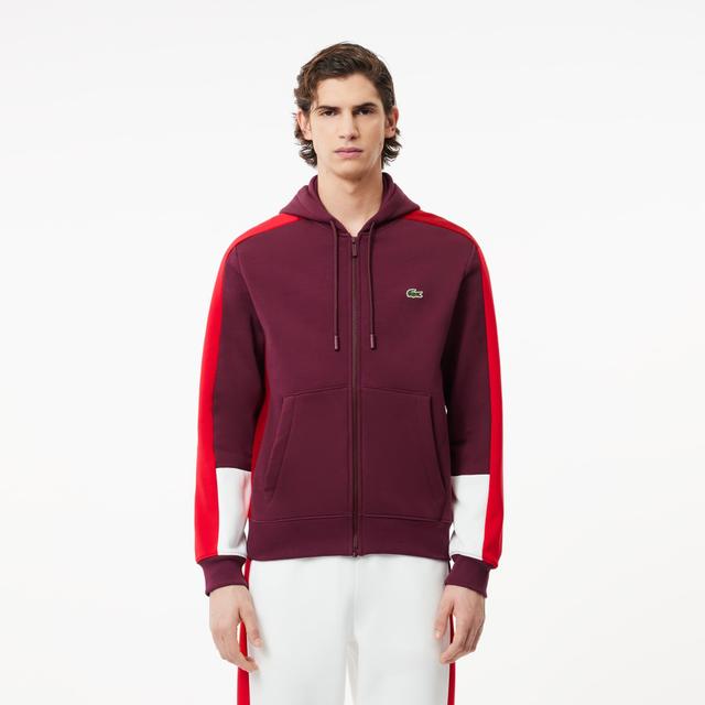 Men's Zip-Up Colorblock Hoodie Product Image