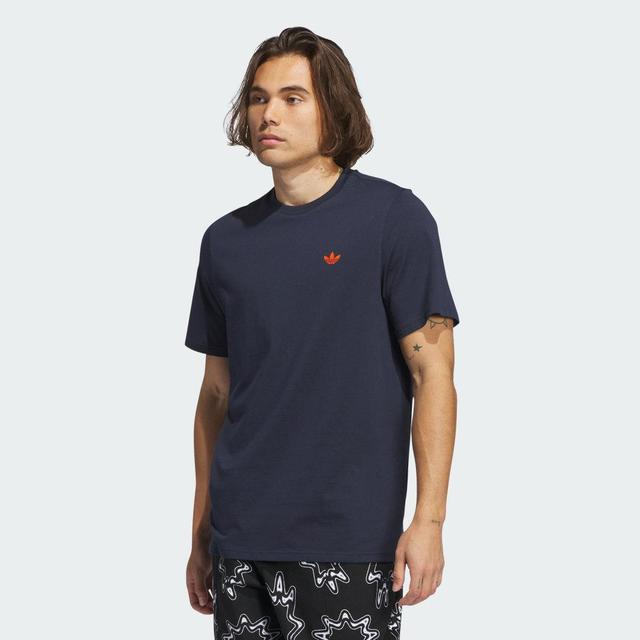 adidas Skateboarding 4.0 Logo Tee Legend Ink L Mens Product Image