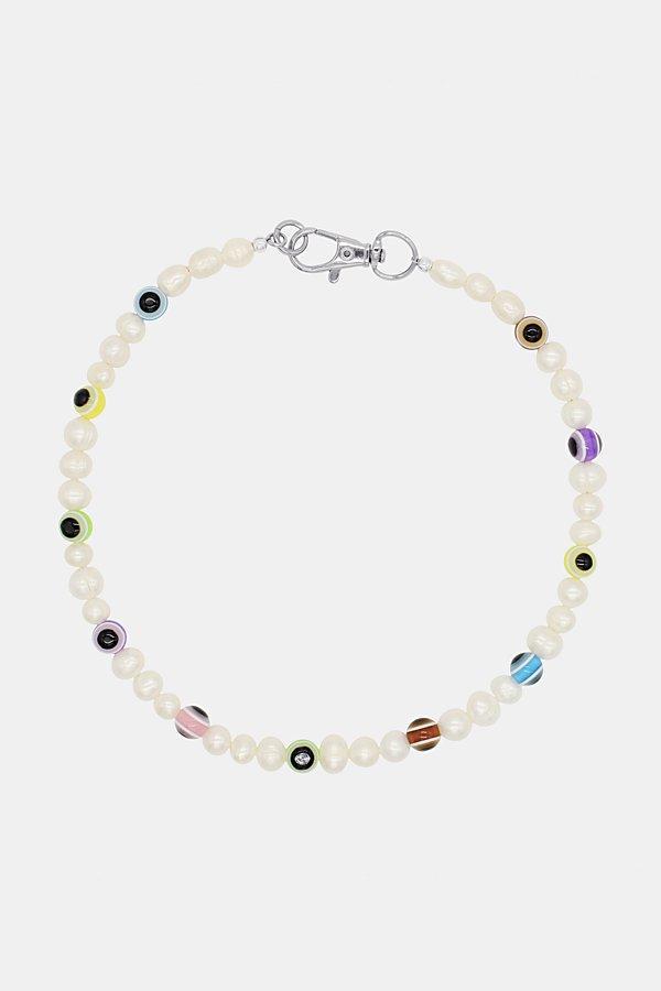 Velvet Luna Evil Eye Pearl Necklace Womens at Urban Outfitters Product Image