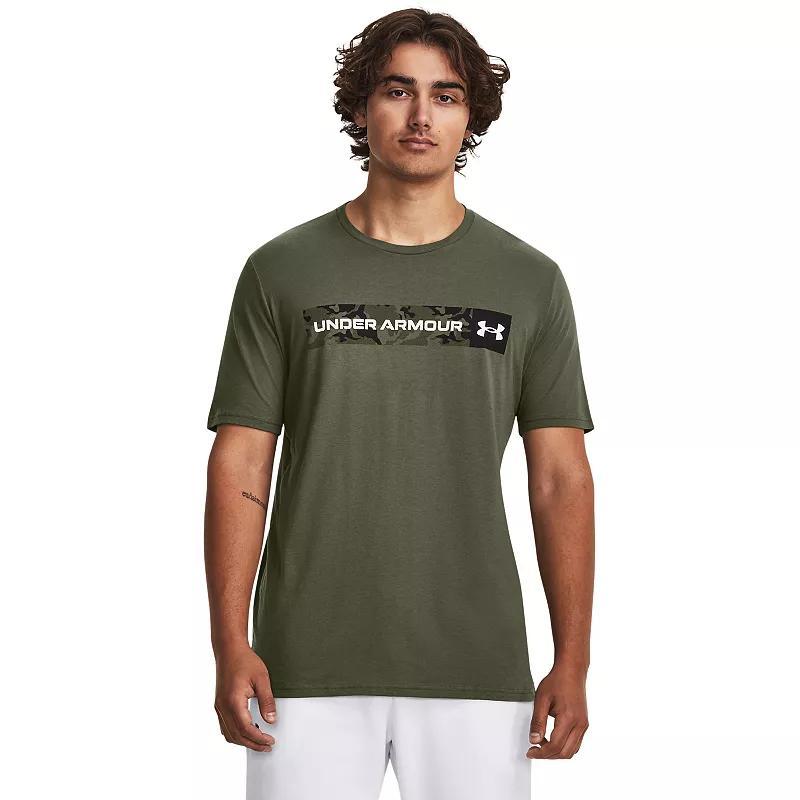 Mens Under Armour Camo Chest Stripe Tee Product Image