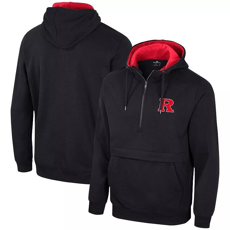 Mens Colosseum Northwestern Wildcats Half-Zip Hoodie Product Image