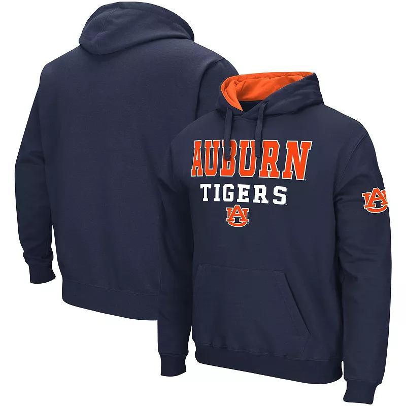 Mens Colosseum Navy Auburn Tigers Sunrise Pullover Hoodie Blue Product Image