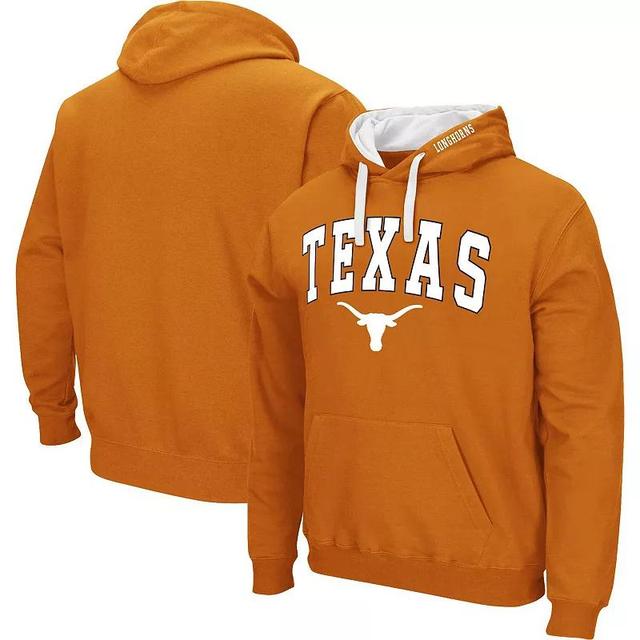 Mens Colosseum Texas Orange Texas Longhorns Big & Tall Arch & Logo 2.0 Pullover Hoodie Product Image