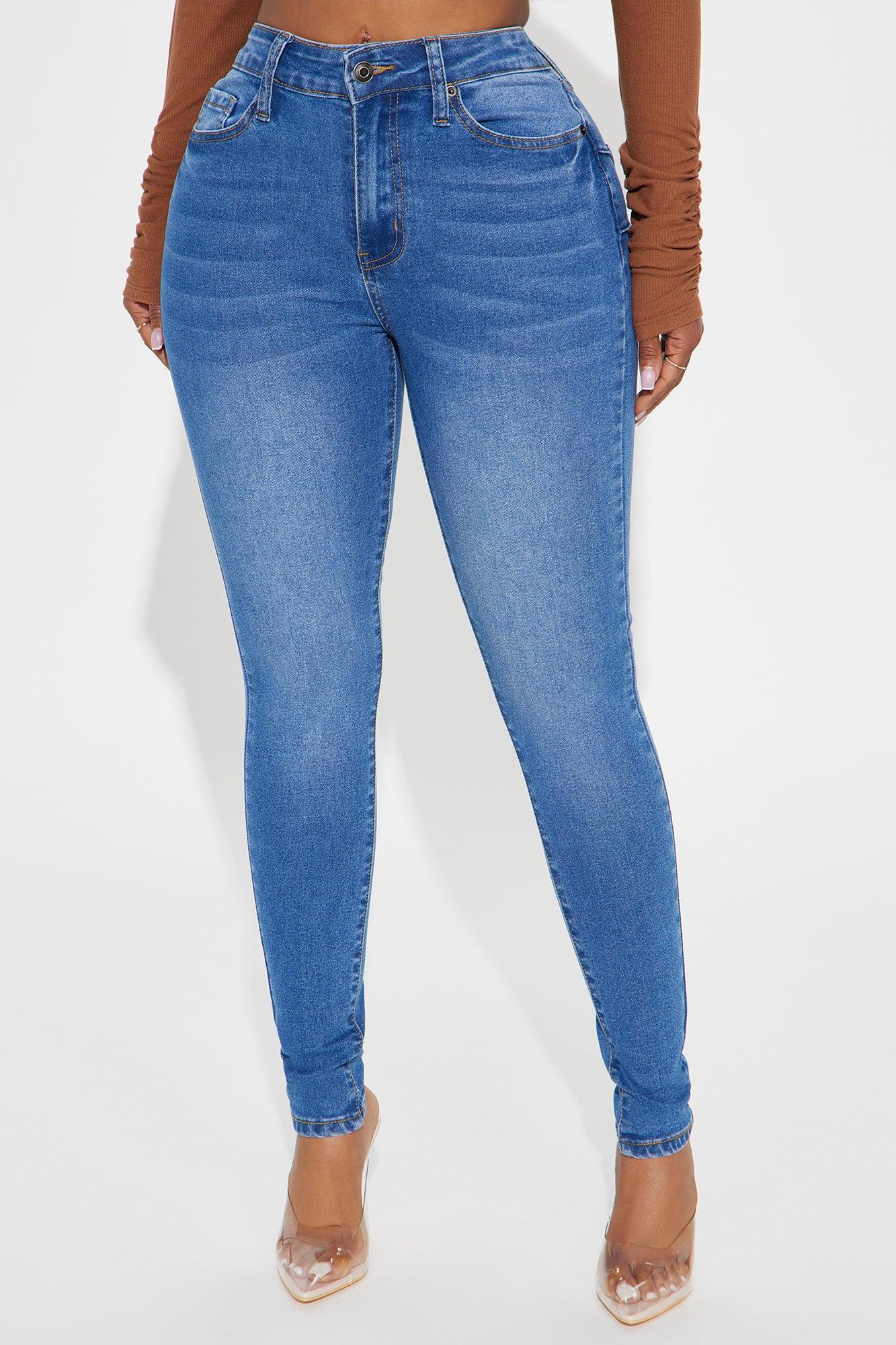 For The Best Stretch Booty Lifting Jeans - Medium Wash Product Image