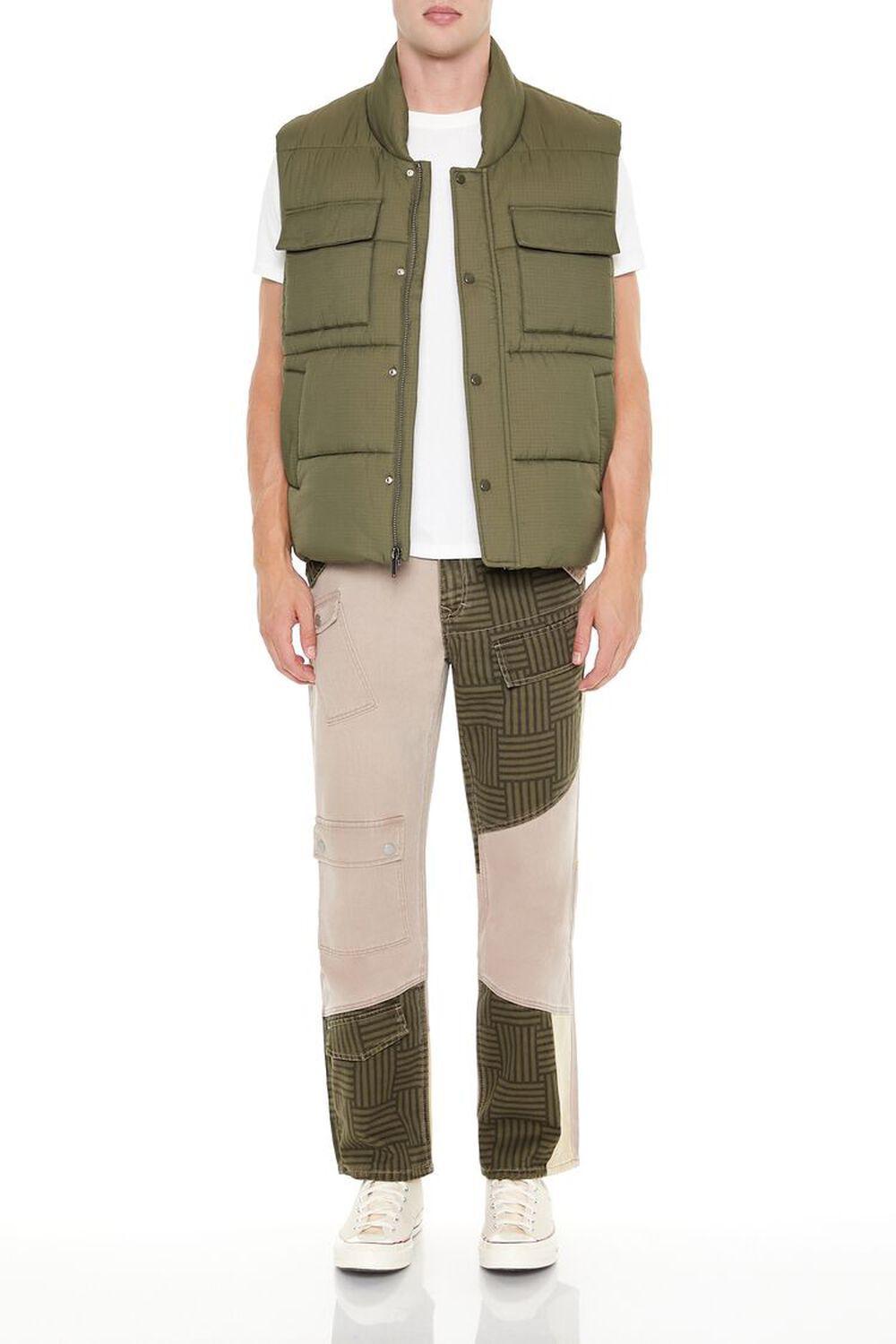 Utility Zip-Up Pocket Vest | Forever 21 Product Image