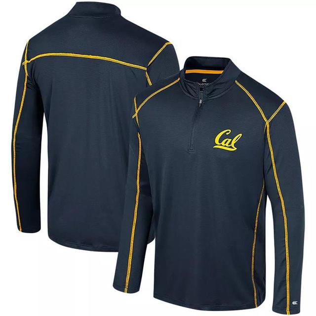 Mens Colosseum Cal Bears Cameron Quarter-Zip Windshirt Blue Product Image