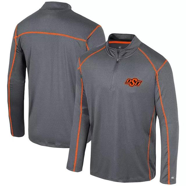 Mens Colosseum Oklahoma State Cowboys Cameron Quarter-Zip Windshirt Product Image