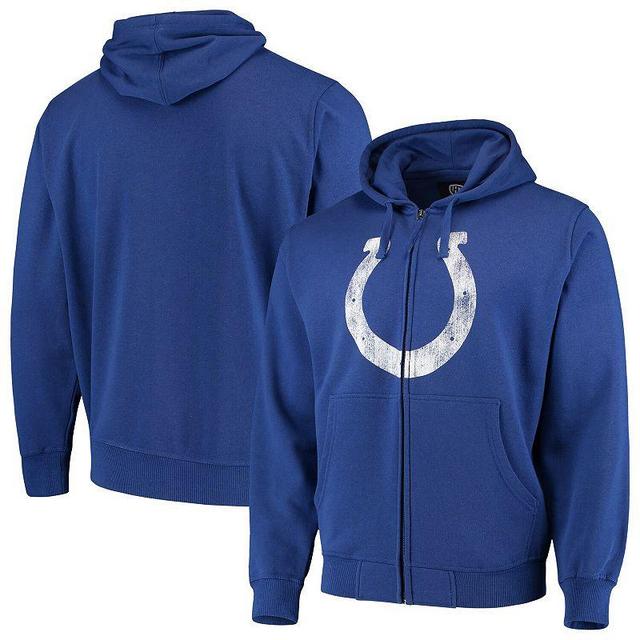 Mens G-III Sports by Carl Banks Royal Indianapolis Colts Primary Logo Full-Zip Hoodie Product Image