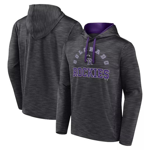 Mens Fanatics Branded Charcoal Colorado Rockies Seven Games Pullover Hoodie Product Image