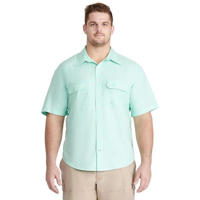 Big & Tall IZOD Saltwater Classic-Fit Performance Beach Button-Down Shirt, Mens Product Image