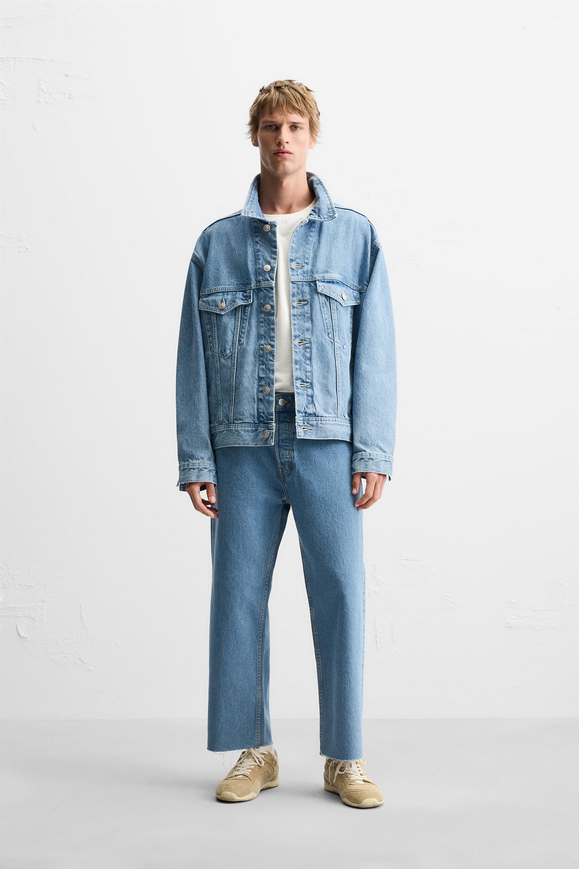 BOXY FIT DENIM JACKET Product Image